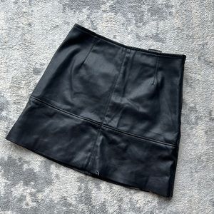 Leather skirt